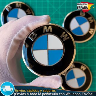 4 Emblemas BMW 56mm Pegatinas Tapacubos Llantas