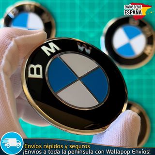4 Emblemas BMW 56mm Pegatinas Tapacubos Llantas