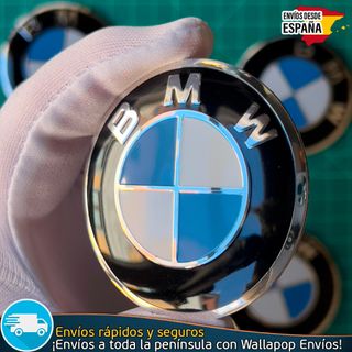 4 Emblemas BMW 56mm Pegatinas Tapacubos Llantas