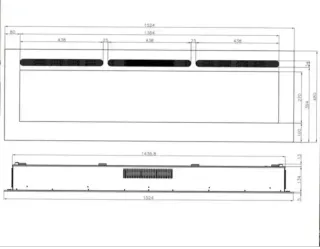 Chimenea Eléctrica Acero y Cristal Arkansas