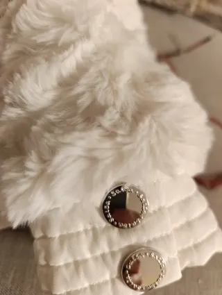 Abrigo reversible Salsa blanco mujer