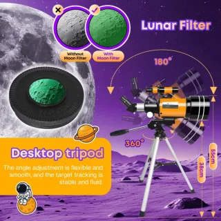 Telescopio Astronómico Profesional