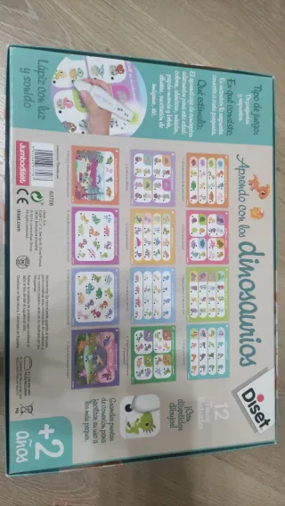 Juego Lectron Dinosaurios Diset +2 años