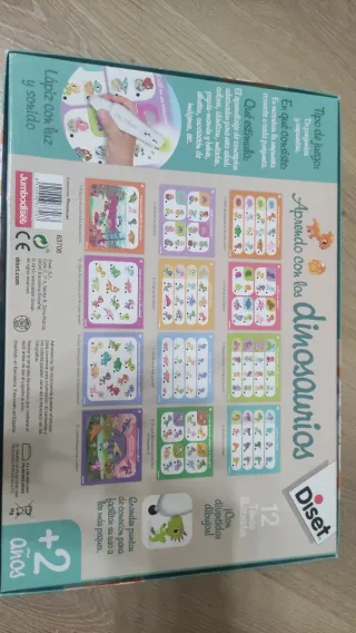 Juego Lectron Dinosaurios Diset +2 años