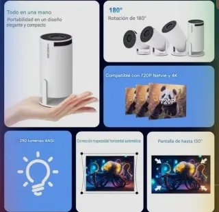 Proyector Magcubic HY300 [PRO] 4K – Android 11