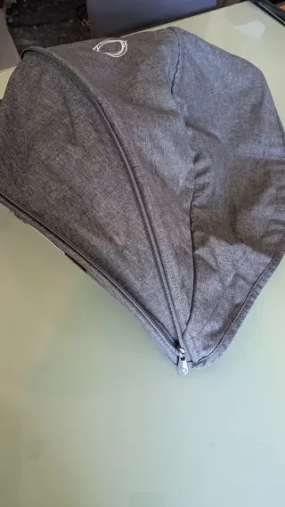 capota bugaboo bee 5 gris melange   extensible