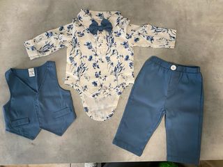 Completo cerimonia bimbo (1-3 mesi)