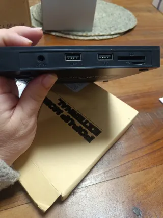 Lector CD DVD Externo Portátil