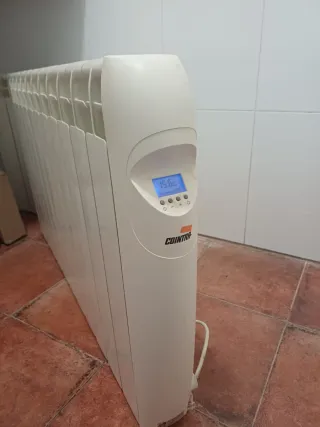 2 Radiadores eléctricos blancos de energía azul