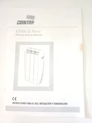 2 Radiadores eléctricos blancos de energía azul
