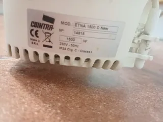 2 Radiadores eléctricos blancos de energía azul