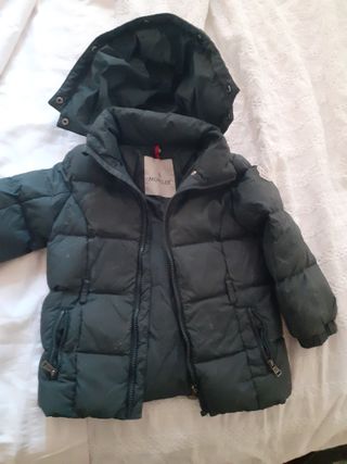 Moncler Piumino Bimbo Verde 2 Anni
