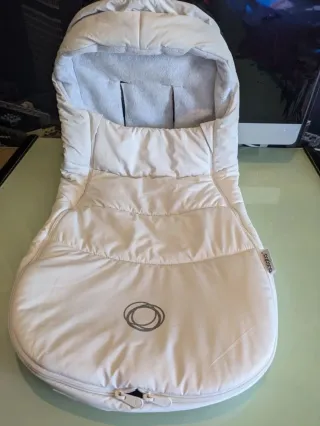 SACO SILLA POLAR REPELENTE AL AGUA,BLANCO NATURAL