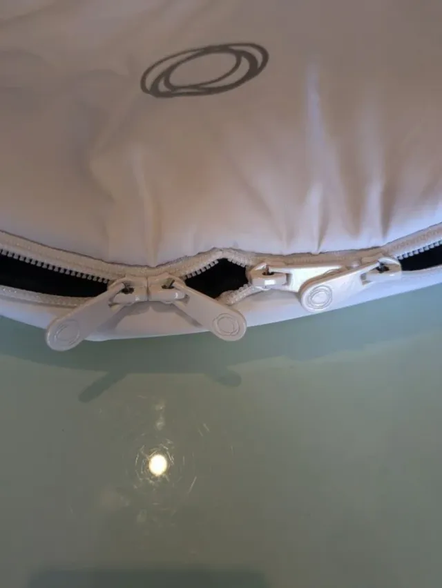 SACO SILLA POLAR REPELENTE AL AGUA,BLANCO NATURAL