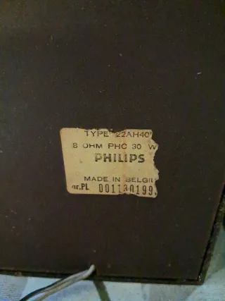 Altavoces Philips Negros