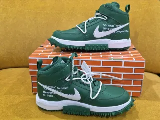 Nike Air Force 1 Off-White Verde Talla 45