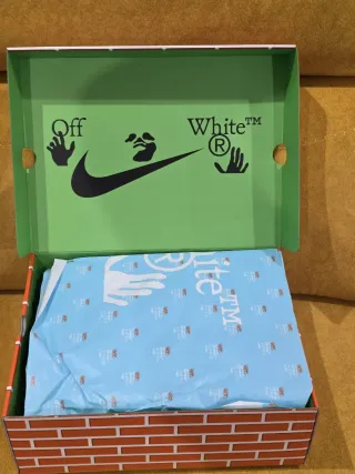 Nike Air Force 1 Off-White Verde Talla 45