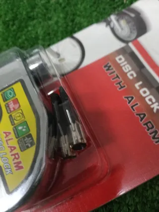 Lucchetto disco antifurto moto/bici con allarme