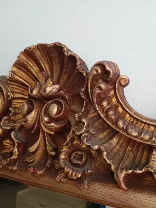 Espejo Antiguo Vintage Dorado