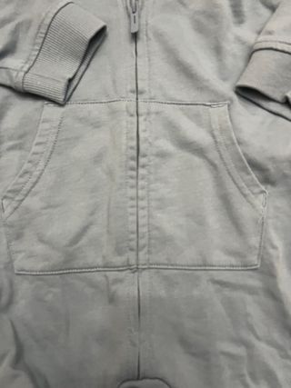 Tuta neonato Puma azzurra con cappuccio