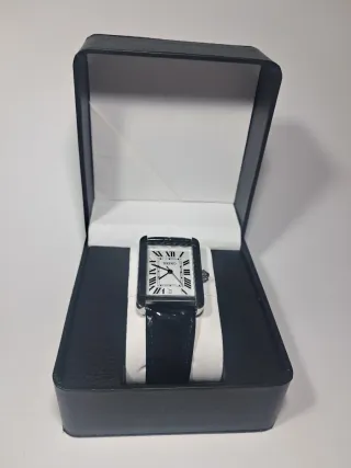Seiko mod estilo cartier tank nuevo