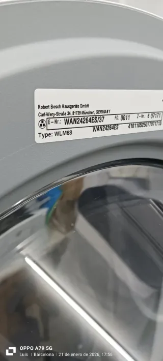 LAVADORA CARGA FRONTAL BALAY 7 KG A+++