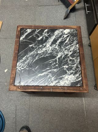 Mesa Retro Madera y Mármol