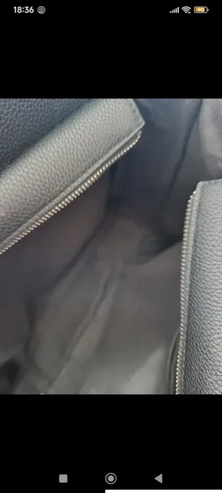 Bolso Negro Mano y Hombro Nuevo