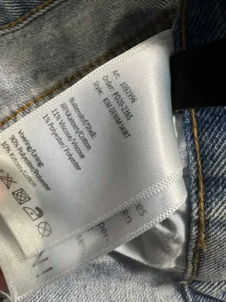 Falda larga vaquera azul