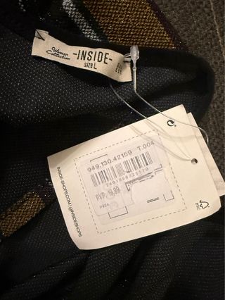 Mini vestido dorado y morado