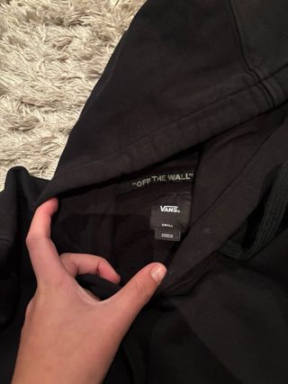 Sudadera Vans Off the wall Negra