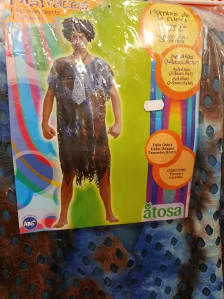 Disfraz Hombre Cueva Talla Única Atosa