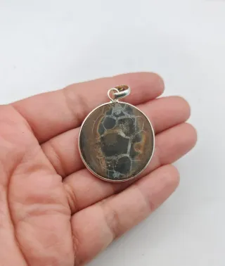 Collar de Septaria en Plata