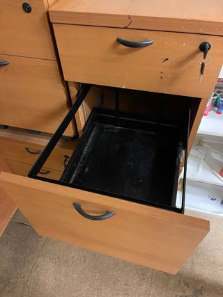 Cassettiere in legno a 2 e 3 cassetti