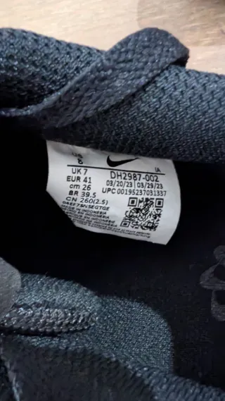 Zapatillas Nike Talla 41 Negras