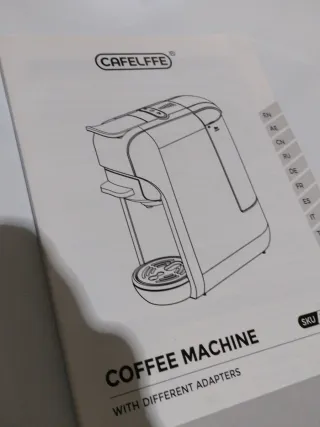 Cafetera CAFFELFFE Blanca