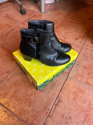 Botines Pitillos Negros Talla 40