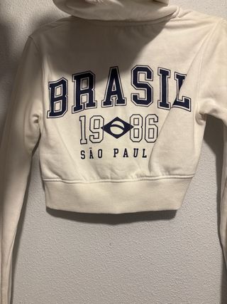 Chaqueta corta con capucha Brasil talla XS