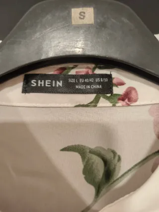 Camicia floreale Shein taglia S/M