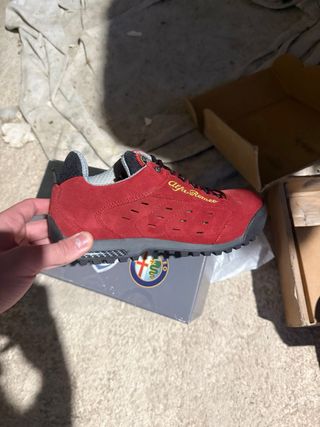 Botas de trabajo Alfa Romeo rojas