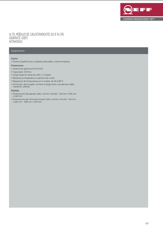 Calienta platos Neff N17HH10G0