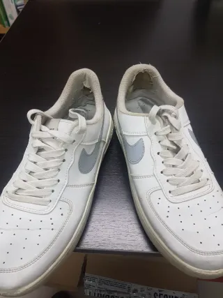 Bambas Air Force 1 Talla 45 Plata