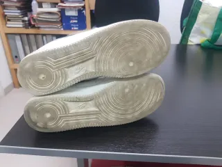 Bambas Air Force 1 Talla 45 Plata