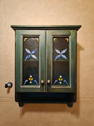 Conjunto Muebles Baño vintage