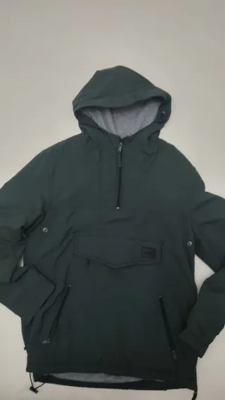 Sudadera Hombre Verde con Capucha