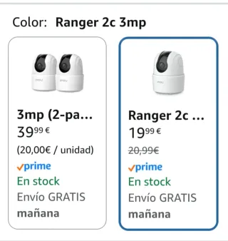 Cámara IP Imou WiFi Interior 2K (3MP)