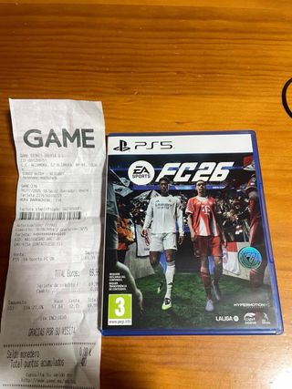 FC 26 PS5 EA Sports Nuevo comprado por error