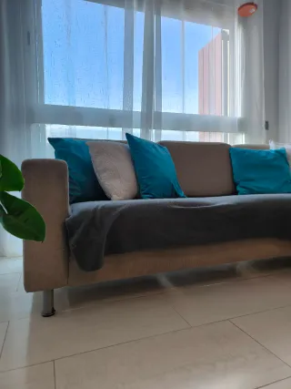 Sofá modular 5 plazas tela beige