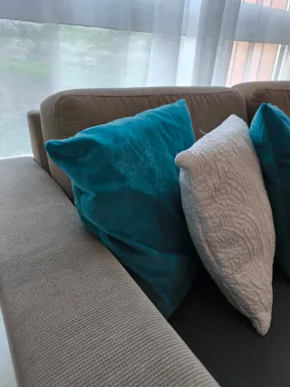 Sofá modular 5 plazas tela beige