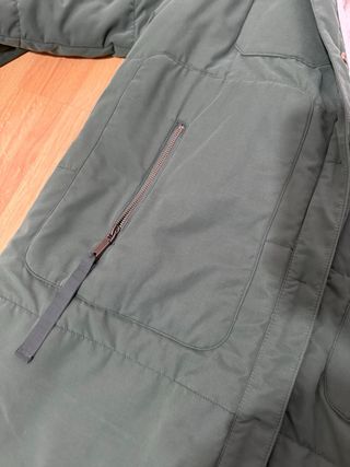 Abrigo Max&Co verde con capucha